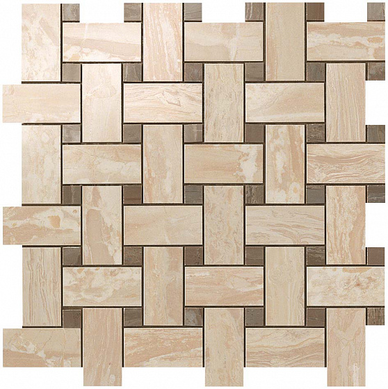 
                                                S.M. Woodstone Champagne Twist Mosaic 30,5x30,5/Вудстоун Шамп Моз Твист 30,5x30,5 (600110000070)
                                            