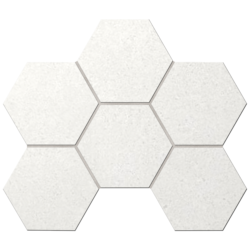 Мозаика «Estima» LA00 Hexagon 25x28,5 Лаппатированная