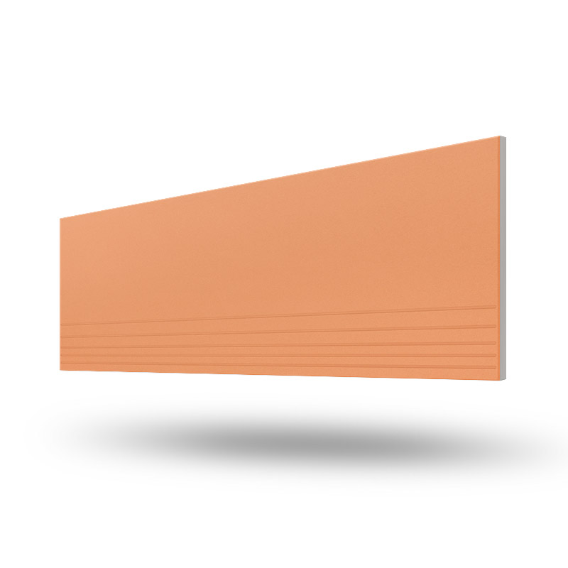 Плитка керамогранит 1200х295х11 ступени насыщенно-оранжевый