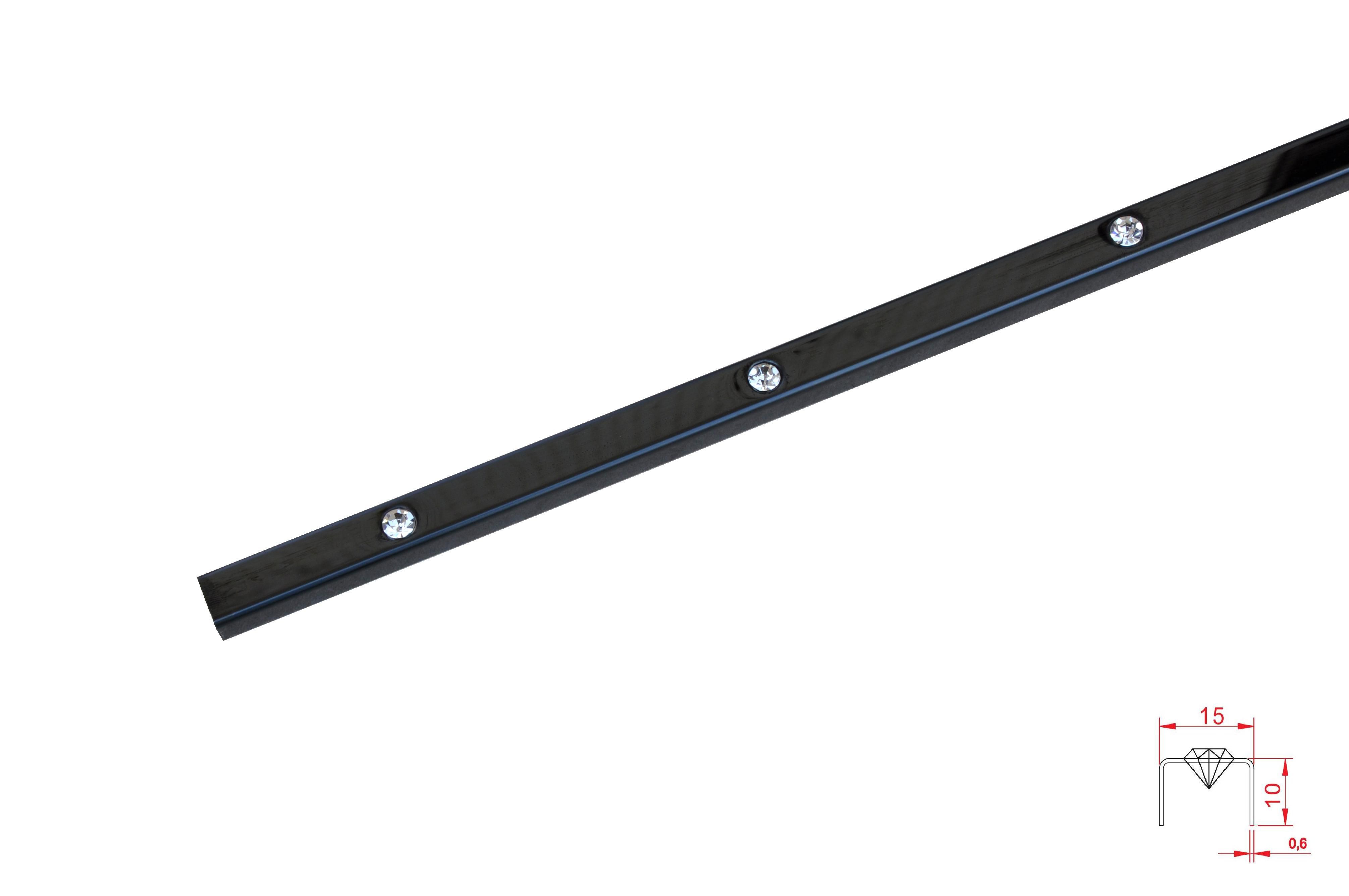 Декоративная вставка «Juliano» 
						DR1514 Black