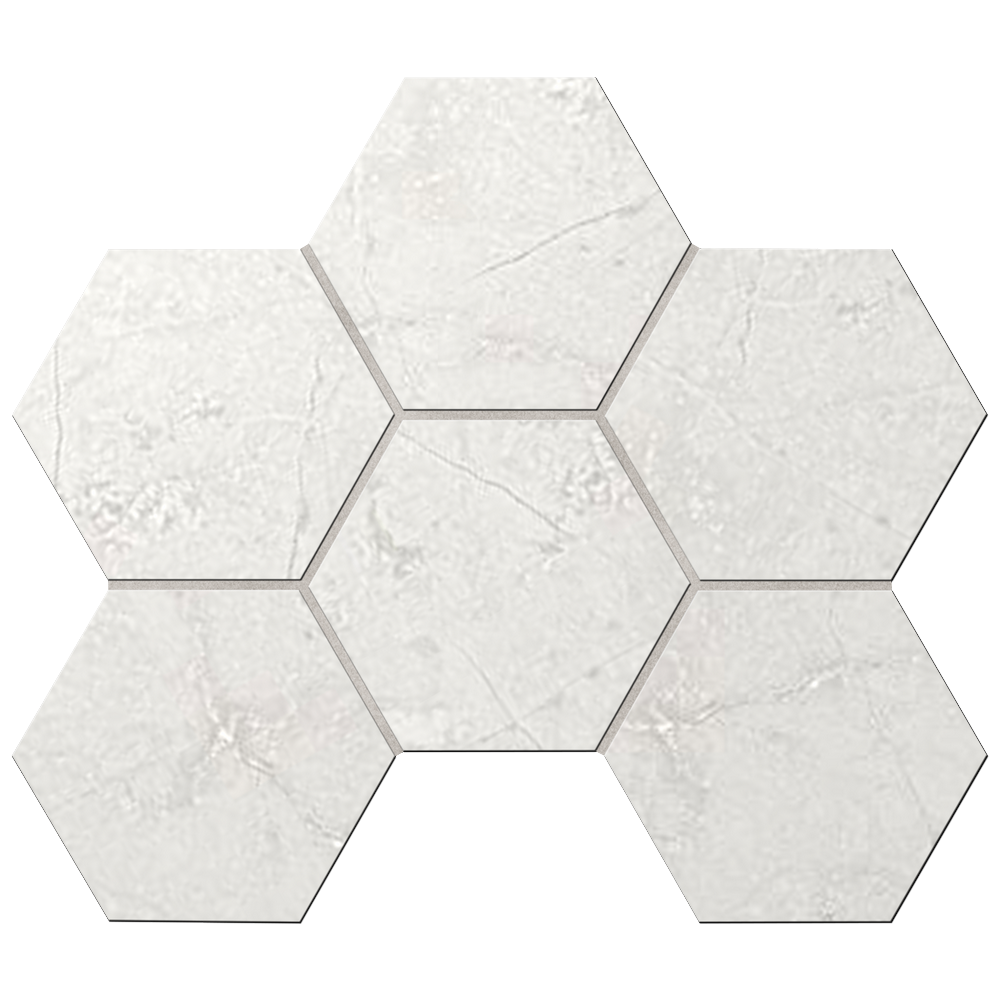 Мозаика «Estima» MA01 Hexagon 25x28,5 Неполированная / Полированная