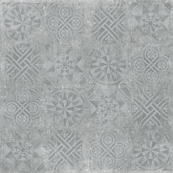 Керамогранит «Керамика будущего - IDALGO» Декор Цемент SR 
Серый
