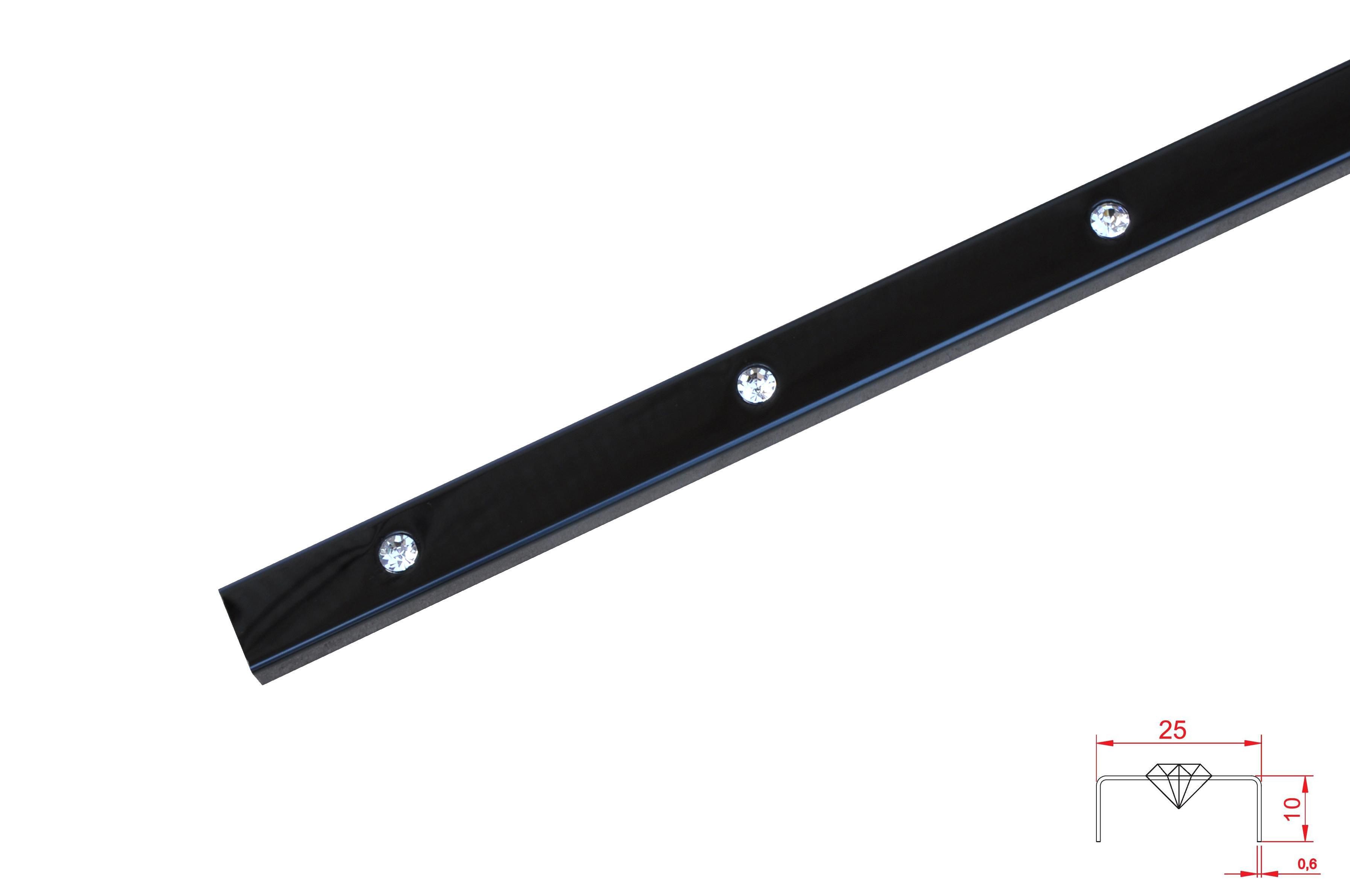 Декоративная вставка «Juliano» 
						DR2514 Black