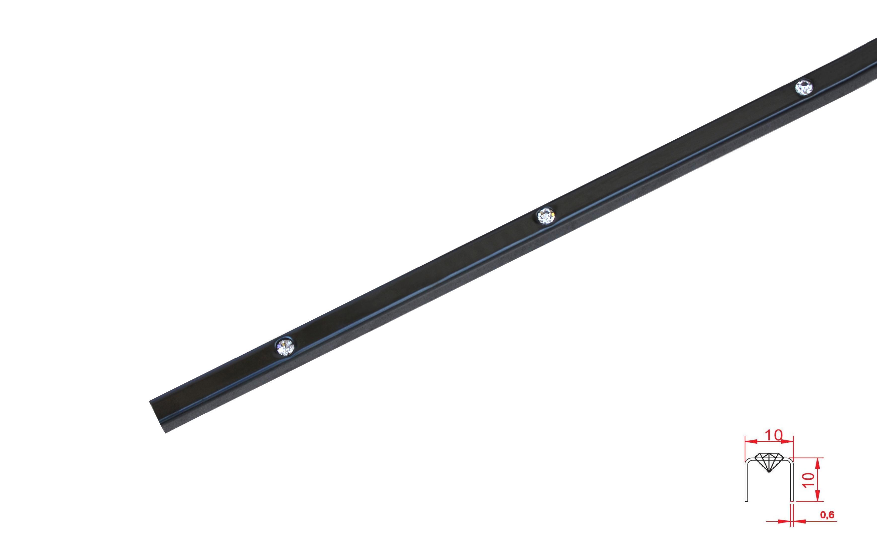 Декоративная вставка «Juliano» 
						DR1014 Black