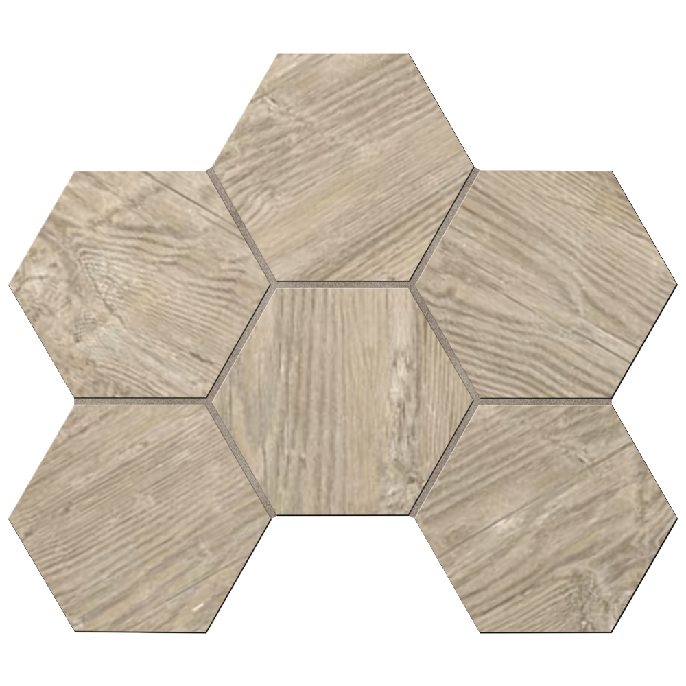 Мозаика «Estima» TA02 Hexagon 25x28,5 Неполированная