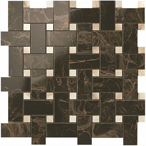 
                                                S.M. Frappuccino Dark Twist Mosaic 30,5x30,5/S.M. Фраппучино Дарк Моз Твист 30,5x30,5 (600110000071)
                                            