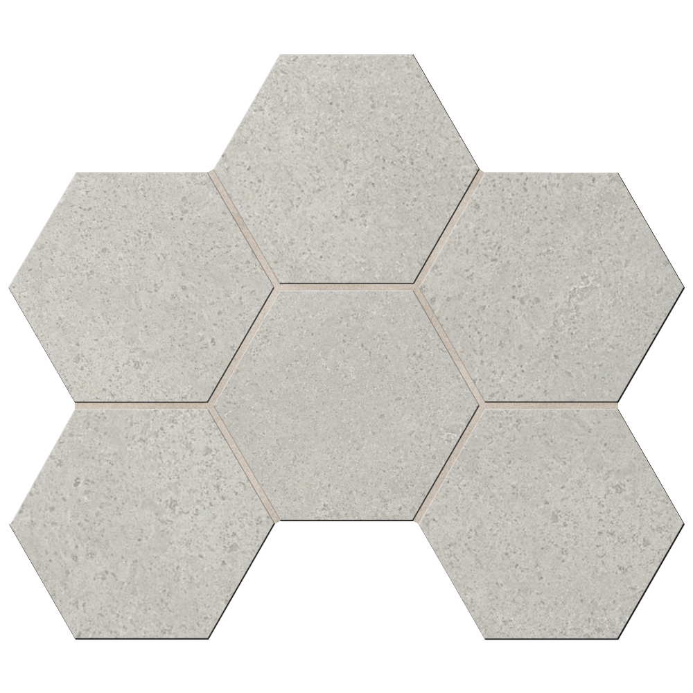 Мозаика «Estima» LA01 Hexagon 25x28,5 Лаппатированная